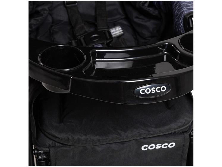 Conjunto Travel System Reverse Preto Rajado CAX00430 Cosco Kids