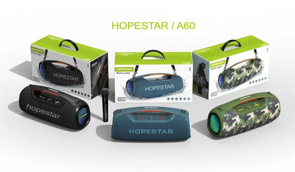 Caixa de Som Hopestar Plus A60 + Caixa One Mini de Brinde!