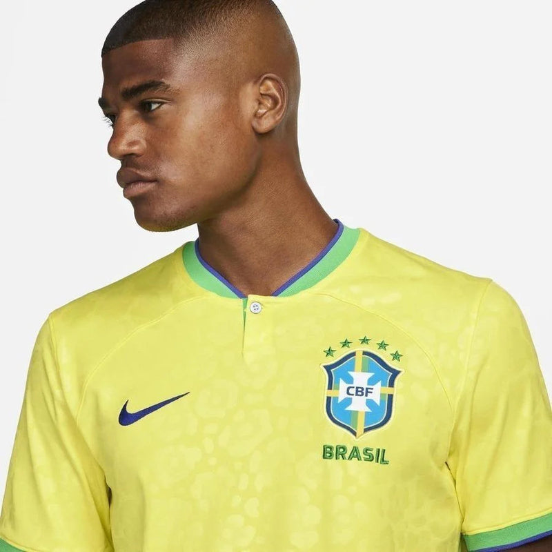 Camisa Oficial Brasil Copa Do Mundo 2022/23 Fiel Torcedor + BRINDE GRÁTIS