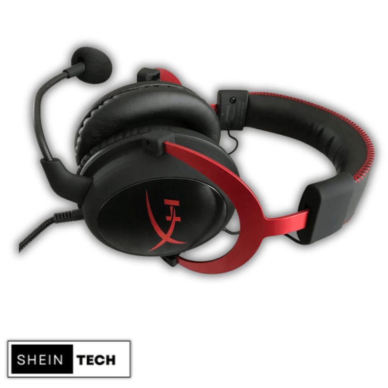 Headset Sem Fio Gamer HyperX Cloud II - Preto e Vermelho - Shein Tech