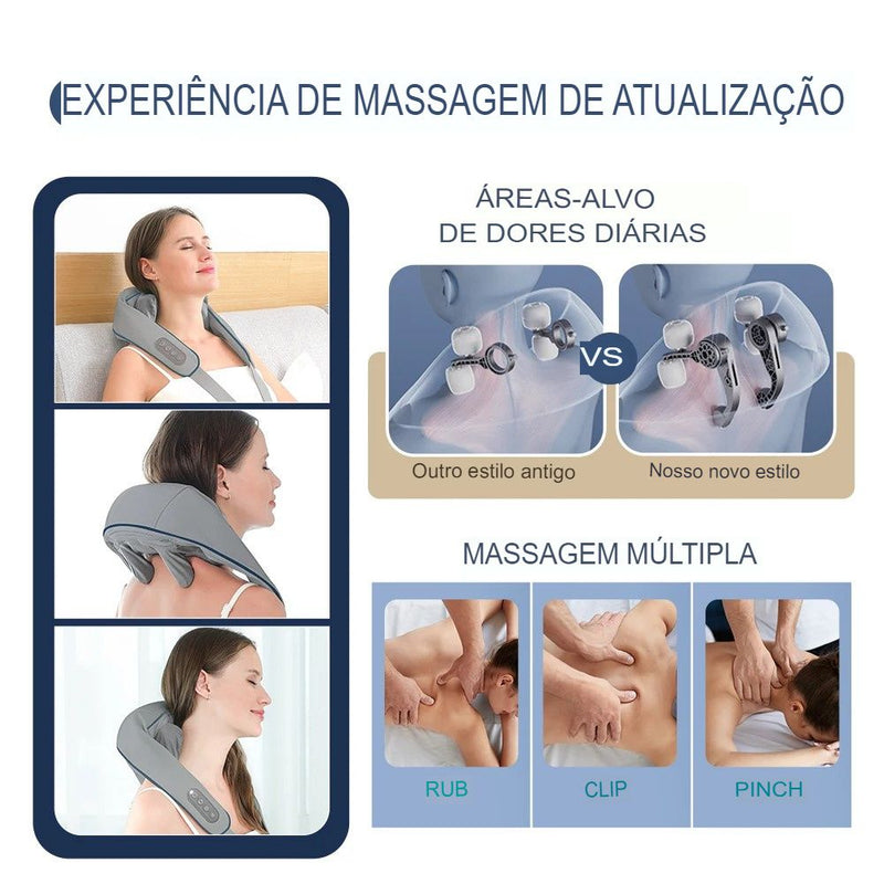 Massageador Automático RelaxaPulse 5D [ULTRA RELAXANTE]